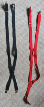 Set of 2 Suspenders Black Red Adjustable Wedding Prom Homecoming Adult F... - $11.99