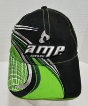 Pre Owned Dale Earnhardt Jr Amp Energy Mountain Dew Racing Adjustable Hat Cap  - £7.71 GBP