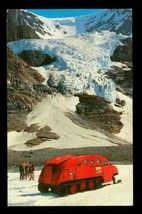 Vintage Postcard Andromeda Ice Fall Snowmobile Banff Alberta Canada 1959 Cancel - £10.03 GBP