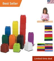 Interlocking UniLink Math Linking Cubes, Plastic Cubes, Color Sorting, C... - $110.99