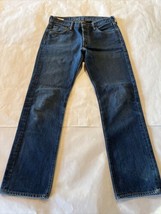 Levi’s 501 XX Mens 30x30 Blue Y2K Denim Jeans Cotton Button Fly Dark Was... - £19.47 GBP