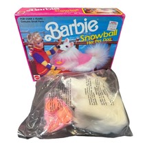 1990 Barbie&#39;s Pet Dog Snowball in Original Open Box Sealed Toy - $59.99