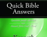Quick Bible Answers -Questions People Often Ask and Answers from God&#39;s W... - £2.34 GBP