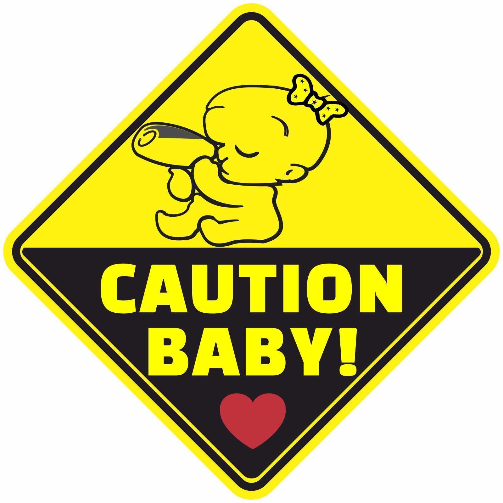 BABY ON BOARD GIRL GIRLS BABIES PREGNANT ASSORTED DECAL STICKER BUY 2 GE... - $2.95