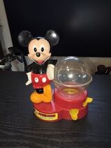 1986 Walt Disney Mickey's Gumball Machine Coin Bank Figure Collectibles - $6.95