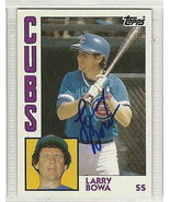 larry bowa signed autographed card 1984 topps MOY - £11.29 GBP