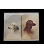 Vtg Whitman Playing Cards Dog Design Double Deck  - $19.99