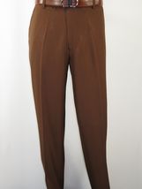 Men Silversilk 2pc walking leisure suit Italian woven knits 3115 Brown Beige image 5