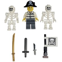 Lego Mixed Lot - Skeleton Figures, Weapons, Ninjago Figure &amp; More - $14.00