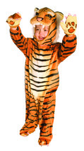 UNDERWRAPS Baby&#39;s Tiger Costume Jumpsuit, Brown, Small (6-12 Months) - £86.68 GBP