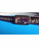 FARMALL Tractor Top Grain Cowhide LEATHER BELT &amp; Farmall Leather  Buckle... - $753.01 MXN