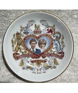 Bridgwood England Sampsonite Royal Wedding Charles &amp; Diana 6&quot; Small Dish - €8,65 EUR