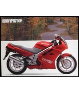 1990 Honda Motorcycle VFR750F Sales Brochure - £15.59 GBP