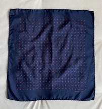 Hermes Vintage Square Silk Scarf 42cm Blue/red Bonwit Teller - $2,842.48 MXN