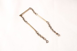 12 Inch Necklace Antique Brass Bars and Chain Young Men&#39;s - £7.60 GBP