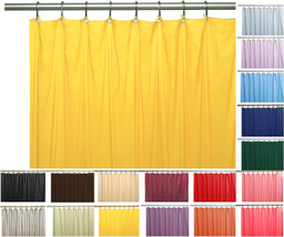 Venice Collections Elegant Heavy Duty Vinyl Shower Curtain Liner with 12 Metal G - £19.95 GBP