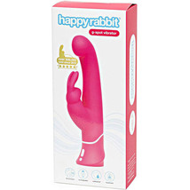 Happy Rabbit G-Spot Rechargeable Silicone Rabbit Vibrator Pink - £74.72 GBP
