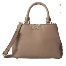 Michael Kors Florence Medium Satchel Shoulder Bag Dark Dune Brown - $59.99