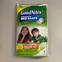 GoodNites Bed Wetting Mats 1 Pad Travel Pack Discreet Protection Diaper NOS - $91.92 MXN