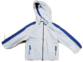 Calvin Klein Boys Hooded Jacket Gray &amp; Blue Size 4 Toddler New w Tags Free Ship - £17.43 GBP