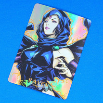 DC Comics Raven Rainbow Foil Holographic Character Art Card Figure - $14.99