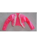 Barbie doll clothes Fashion Avenue pink jacket coat vintage Mattel Midge... - $9.99