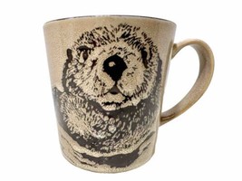 Unison Gifts Inc. North American Woodlands Otter Stoneware Coffee Mug 16 oz Rare - £18.45 GBP