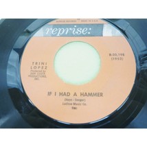 Trini Lopez - If I Had A Hammer / Unchain My Heart - Reprise 45rpm Vinyl Record - $5.92