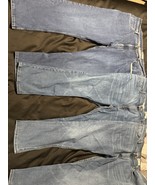 3 Pairs Wrangler Men’s Jeans Bundle 40x30 – 2 Straight Fit, 1 Relaxed Boot - $61.75 CAD