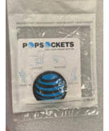 Popsockets Popgrip Black  And Blue AT&amp;T Logo Phone Grip *NEW/Sealed* cc1 - $16.28 CAD