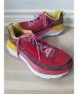 HOKA One One Bondi 5 Red Sneakers Size 9 Womens BB - $32.57