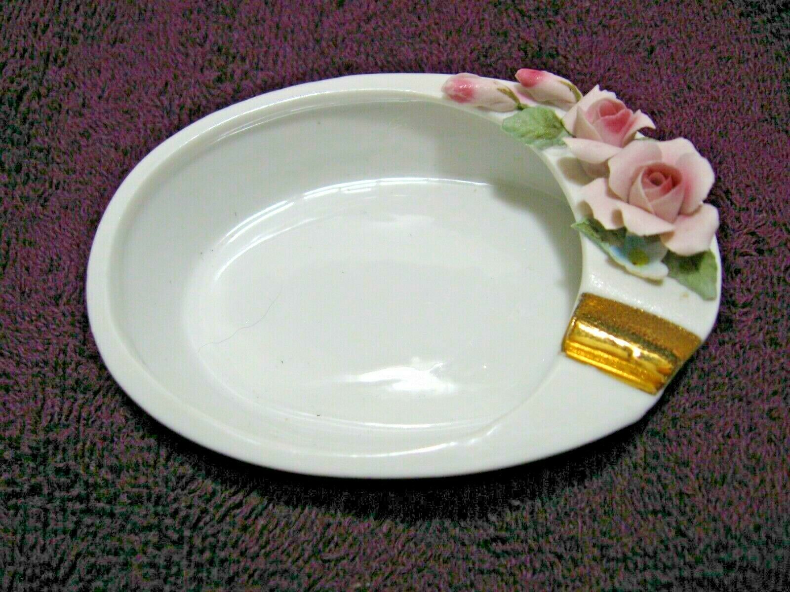 Vintage Collectible Ornate JAPAN'S-LEFTON CHINA Ashtray-Diner-Bathroom Display!! - $12.95