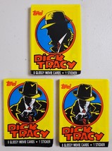 Dick Tracy Movie 1990 Topps Lot of 3 (Three) Sealed Unopened Wax Packs* - £8.44 GBP