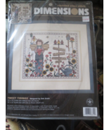 Dimensions cross stitch kit Pattern Tweet Tidings vintage 1996 NOS - £13.12 GBP