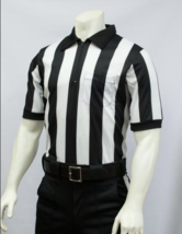 SMITTY | FBS-117E | 2&quot; Stripe ELITE Football Officials Short Sleeve Shirt  - £27.51 GBP
