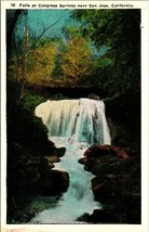 Falls Presso Congresso Molle San Jose California Ca Unp 1920s Wb Cartolina B3 - £2.37 GBP