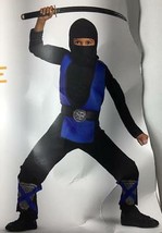 NEW Youth Blue Ninja Halloween Costume Size Small 4-7 - £16.78 GBP
