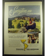 1949 Panagra Pan American Airways Ad - It&#39;s springtime now in South America - £14.55 GBP