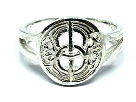 Toe Ring Chalice Well Glastonbury Solid 925 Sterling Silver Adjustable Pagan - £9.66 GBP