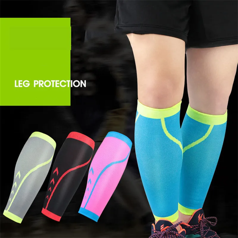 Sporting 1 PCS Knitted Calf Sleeves Brace Sportings Running Compression Calf Leg - £23.81 GBP