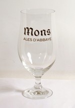 Mons Ales D&#39;abbaye Canadian Collectible Beer Clear Glass New - $10.86