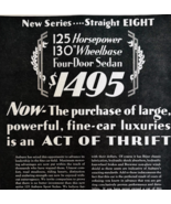 1930 Auburn 4 Door Sedan Straight Eight Advertisement Automobilia DWWW10 - $42.12 CAD