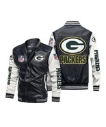 Green Bay Packers Leather Jacket Men - $2,390.89 MXN+