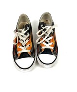 Converse Kids Canvas Low-Top Sneakers Black Orange Flames Sz. 3 - €16,82 EUR