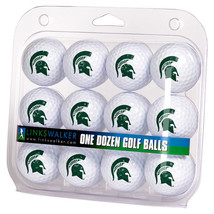 Michigan State Spartans One Dozen 12 Pack Golf Balls - $40.00