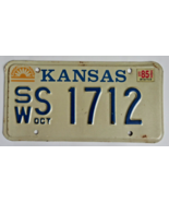 Vintage Kansas License Plate Auto Tag - $261.71 MXN