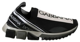 Dolce &amp; Gabbana Dapper Black Casual Sport Sneakers - £447.93 GBP