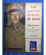 The United States at War: Official Report by Gen. George C. Marshall-1943 - $19.78