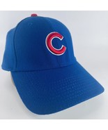 Chicago Cubs Logo New Era 39Thirty Flex Fitted Hat Cap Size S/M - £12.31 GBP