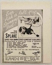 1957 Print Ad Splake Spinning Fishing Reels Walter Stutz New York,NY - £6.77 GBP